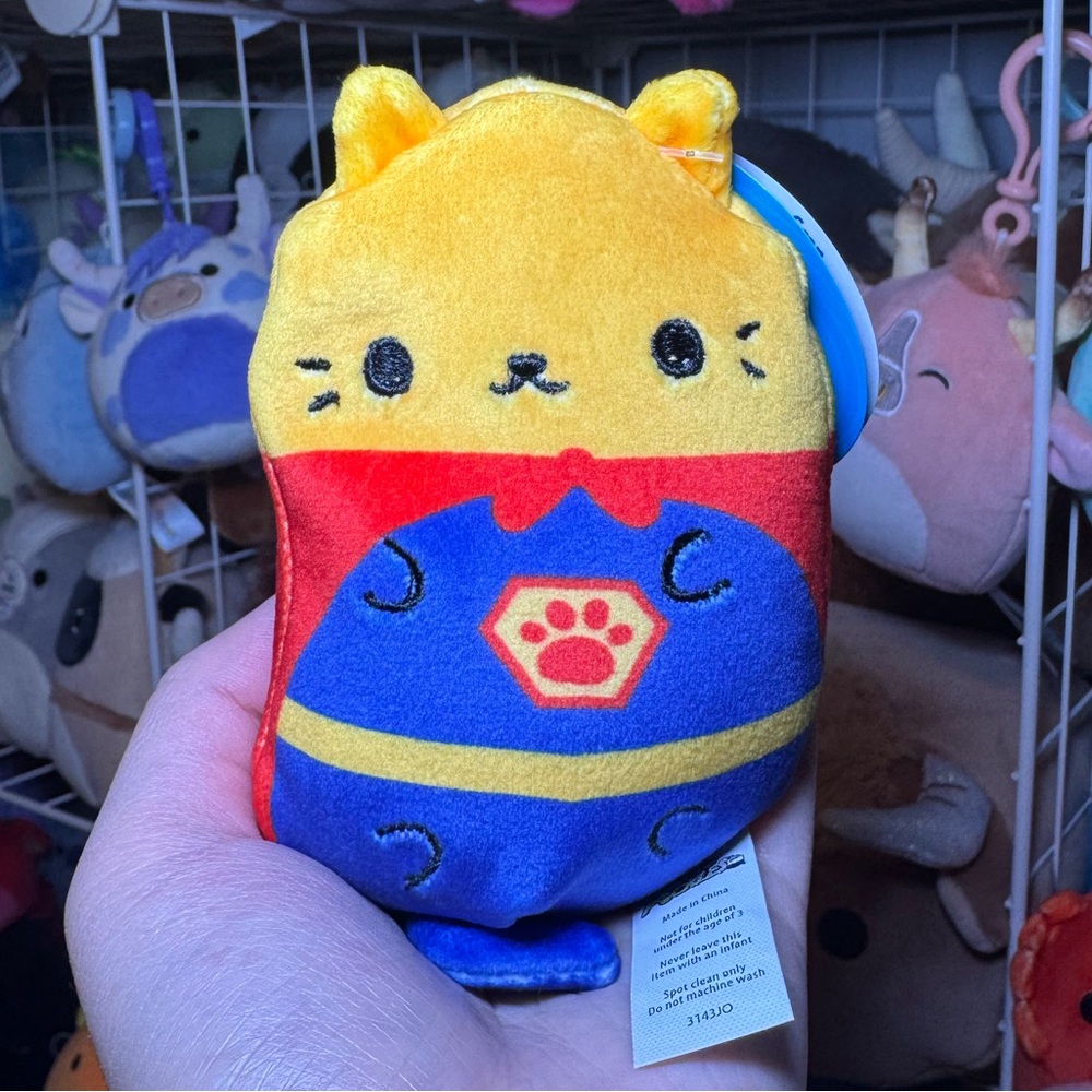 Cats vs Pickles CVP by Cepia “Supercat” Bean 4” Stuffed Plush